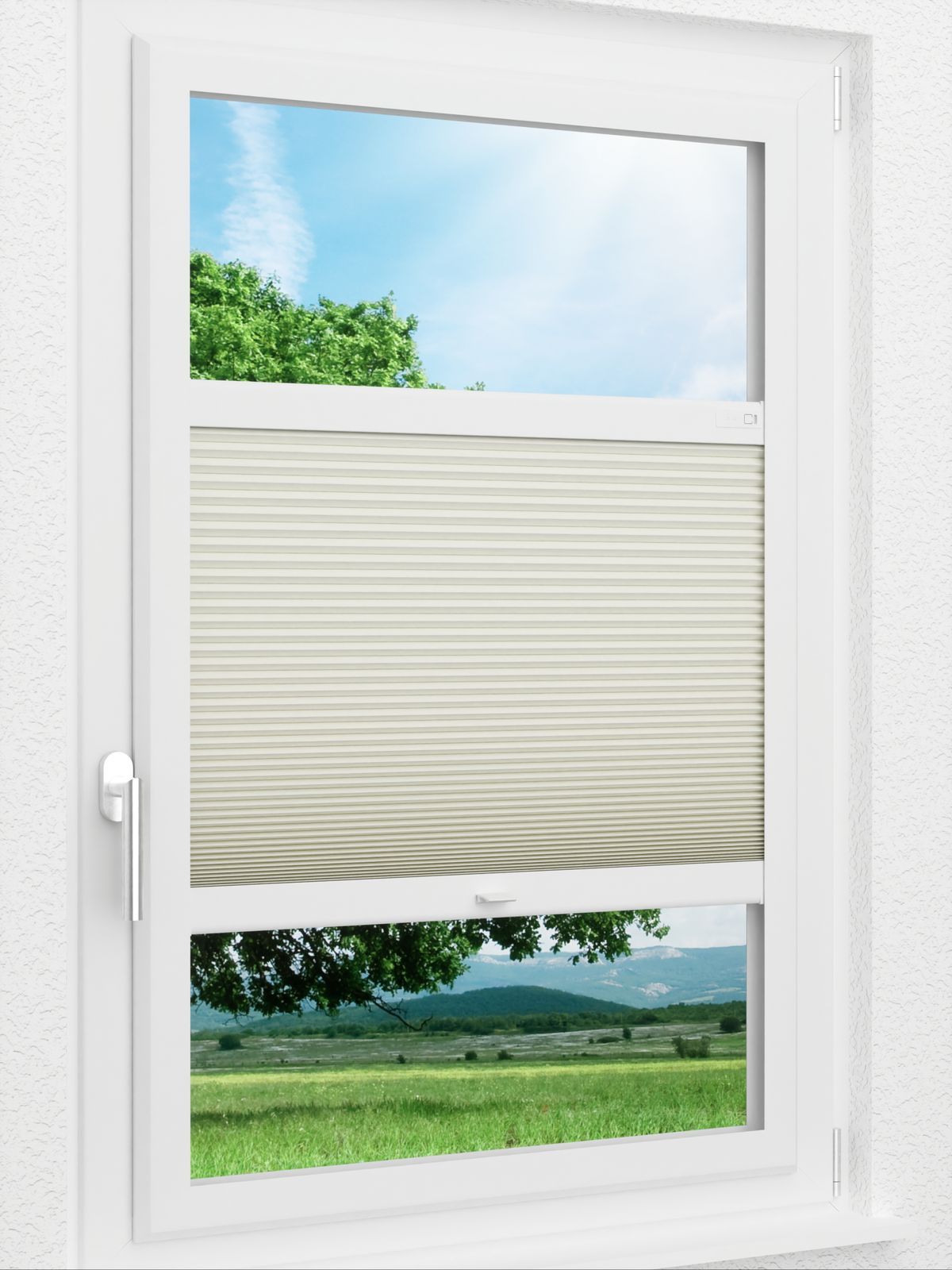 Detailansicht LYSEL HOME Plissee 015A Nana BO Wabe