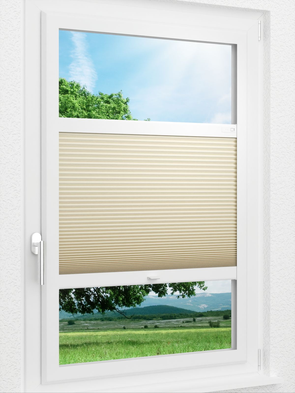 Detailansicht LYSEL HOME Plissee 033A Nana BO Wabe