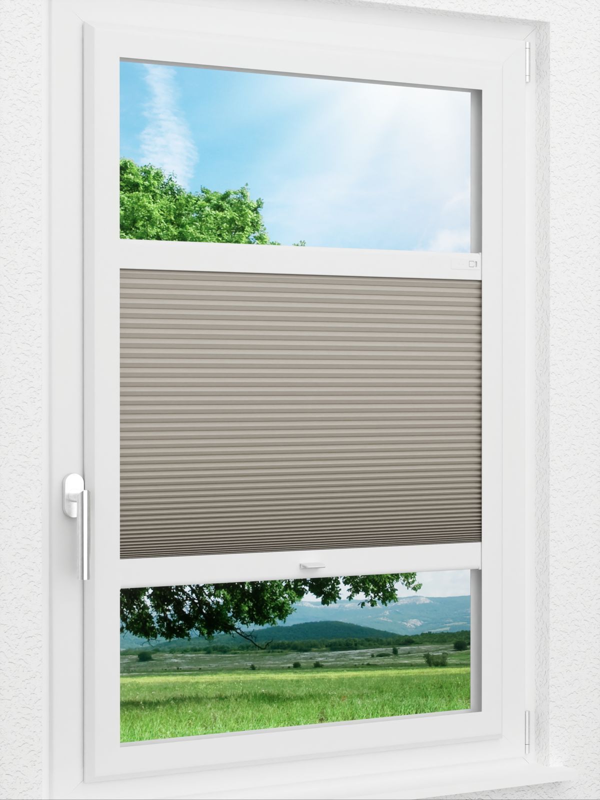 Detailansicht LYSEL HOME Plissee 008A Nana BO Wabe