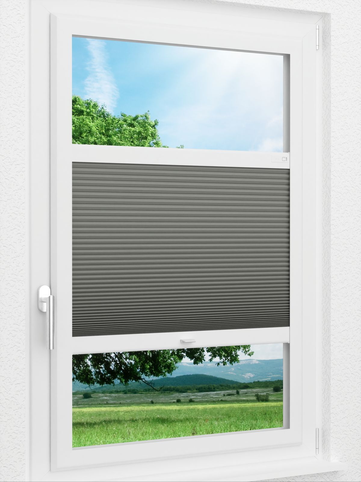 Detailansicht LYSEL HOME Plissee 002A Nana BO Wabe