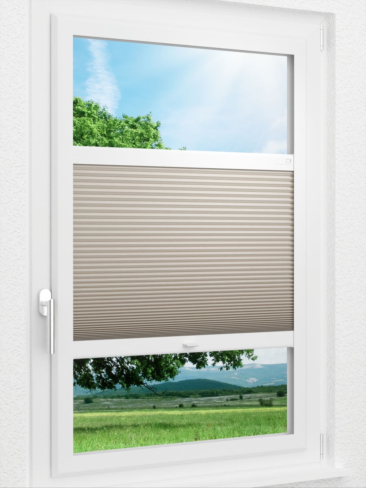 Detailansicht LYSEL HOME Plissee 012A Nana BO Wabe