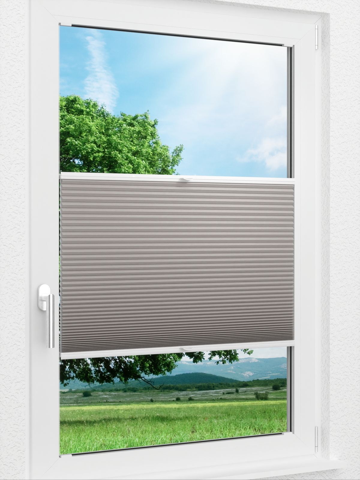 Detailansicht LYSEL HOME Plissee 038A Alba LI Wabe