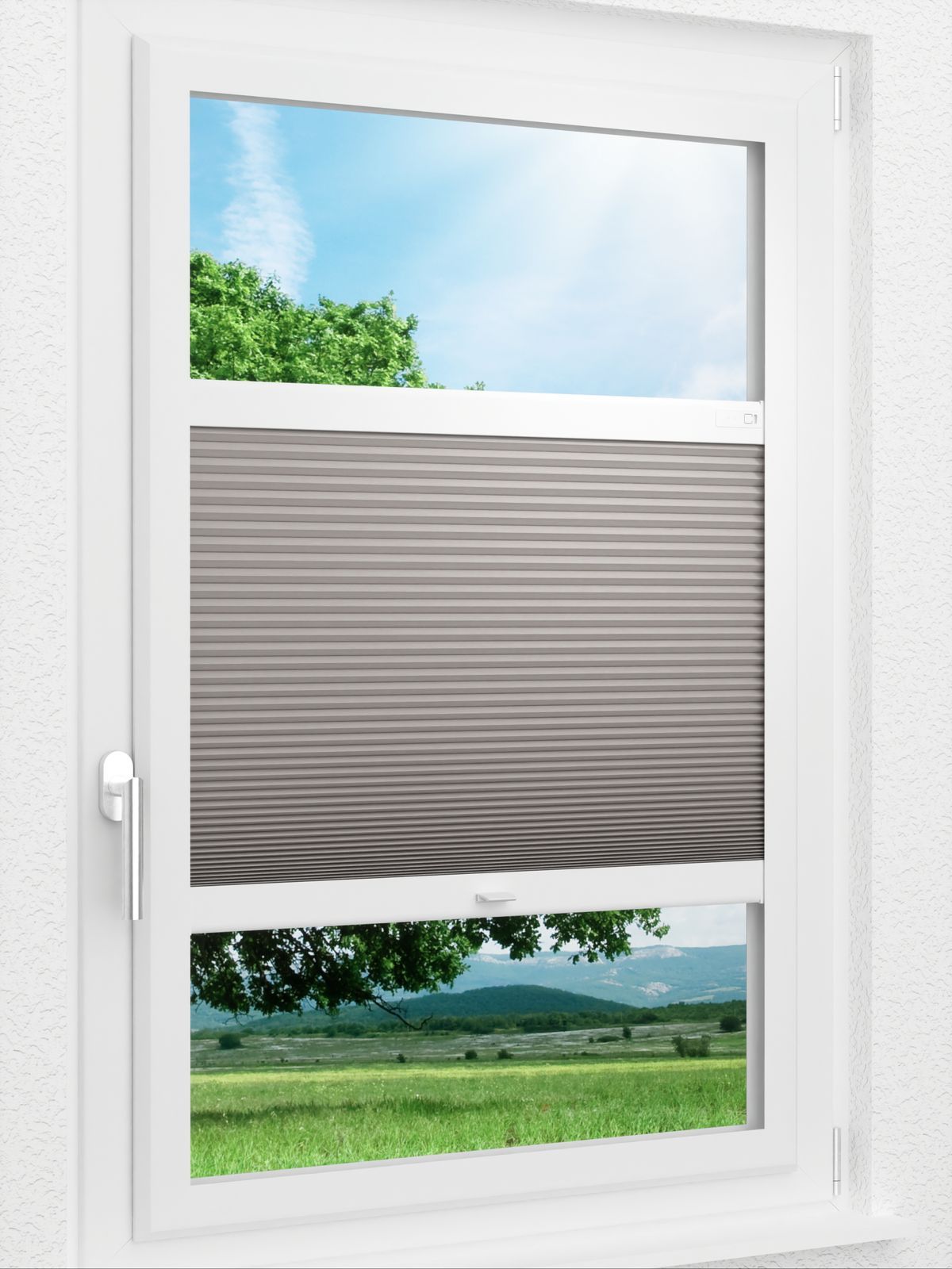 Detailansicht LYSEL HOME Plissee 038A Alba LI Wabe