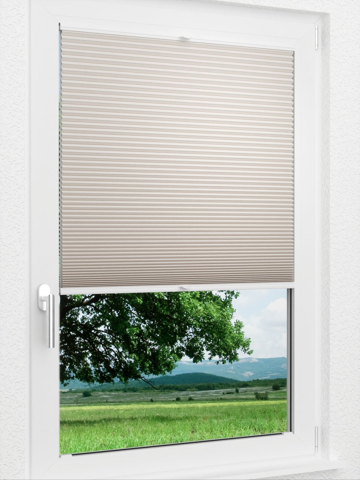 Detailansicht LYSEL HOME Plissee 011A Alba LI Wabe