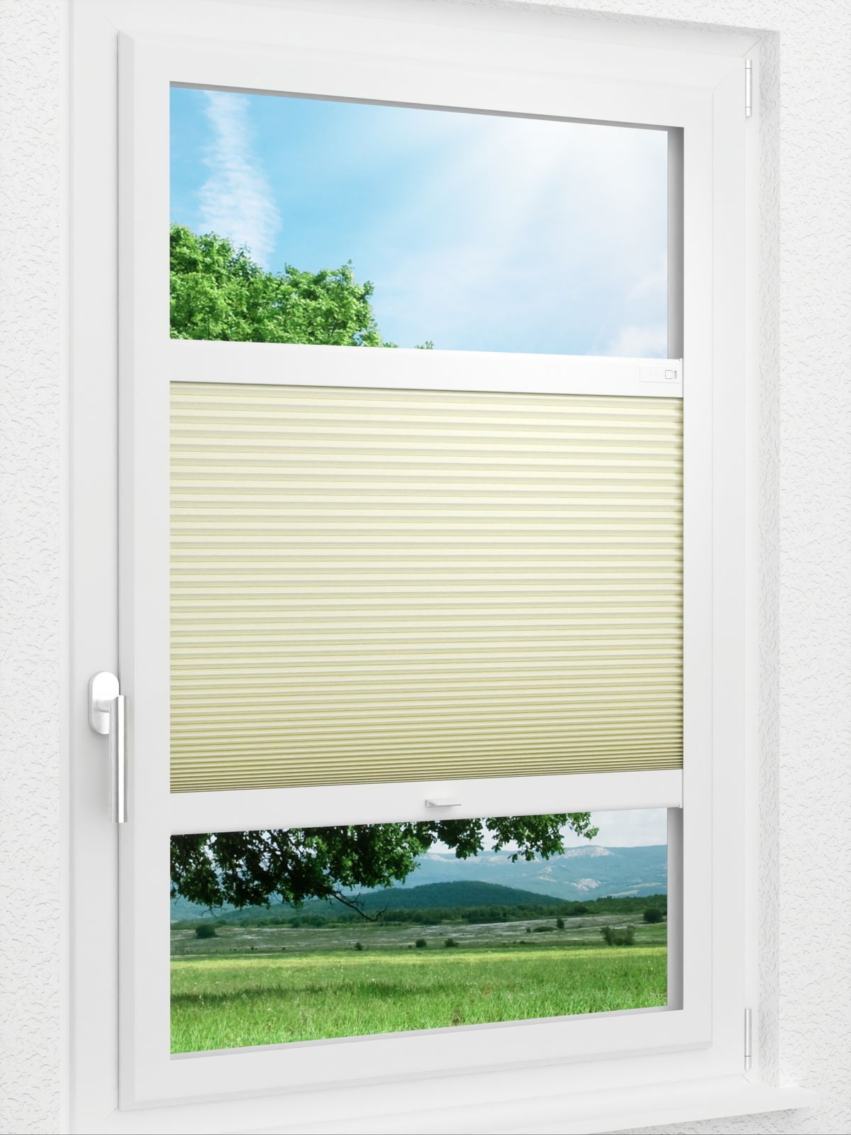 Detailansicht LYSEL HOME Plissee 311A Lanea BO Wabe