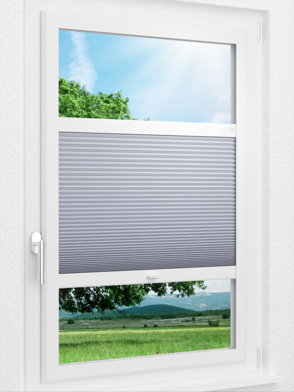 Detailansicht LYSEL HOME Plissee 312A Lanea BO Wabe