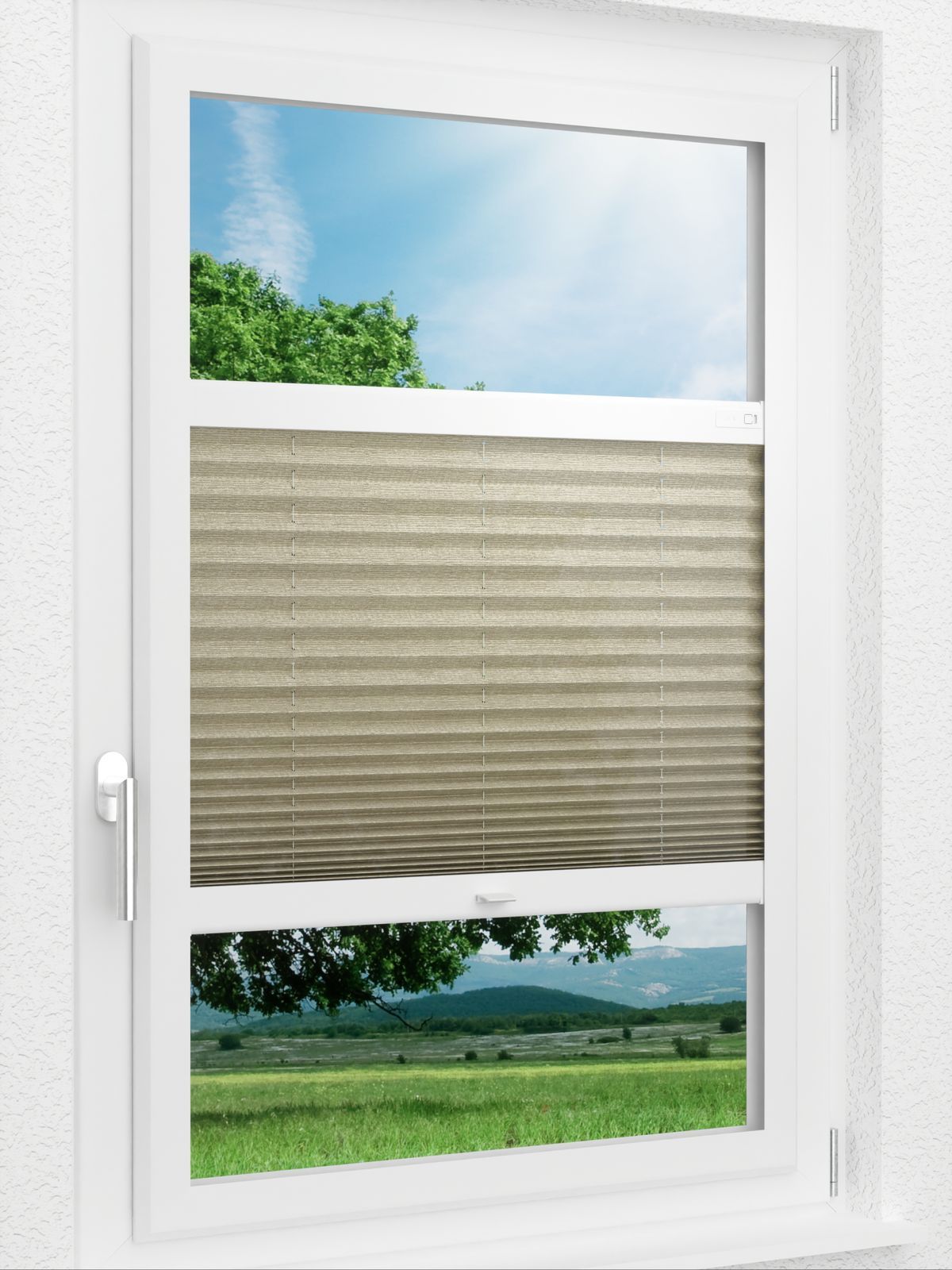 Detailansicht LYSEL HOME Plissee 427A Light Mix
