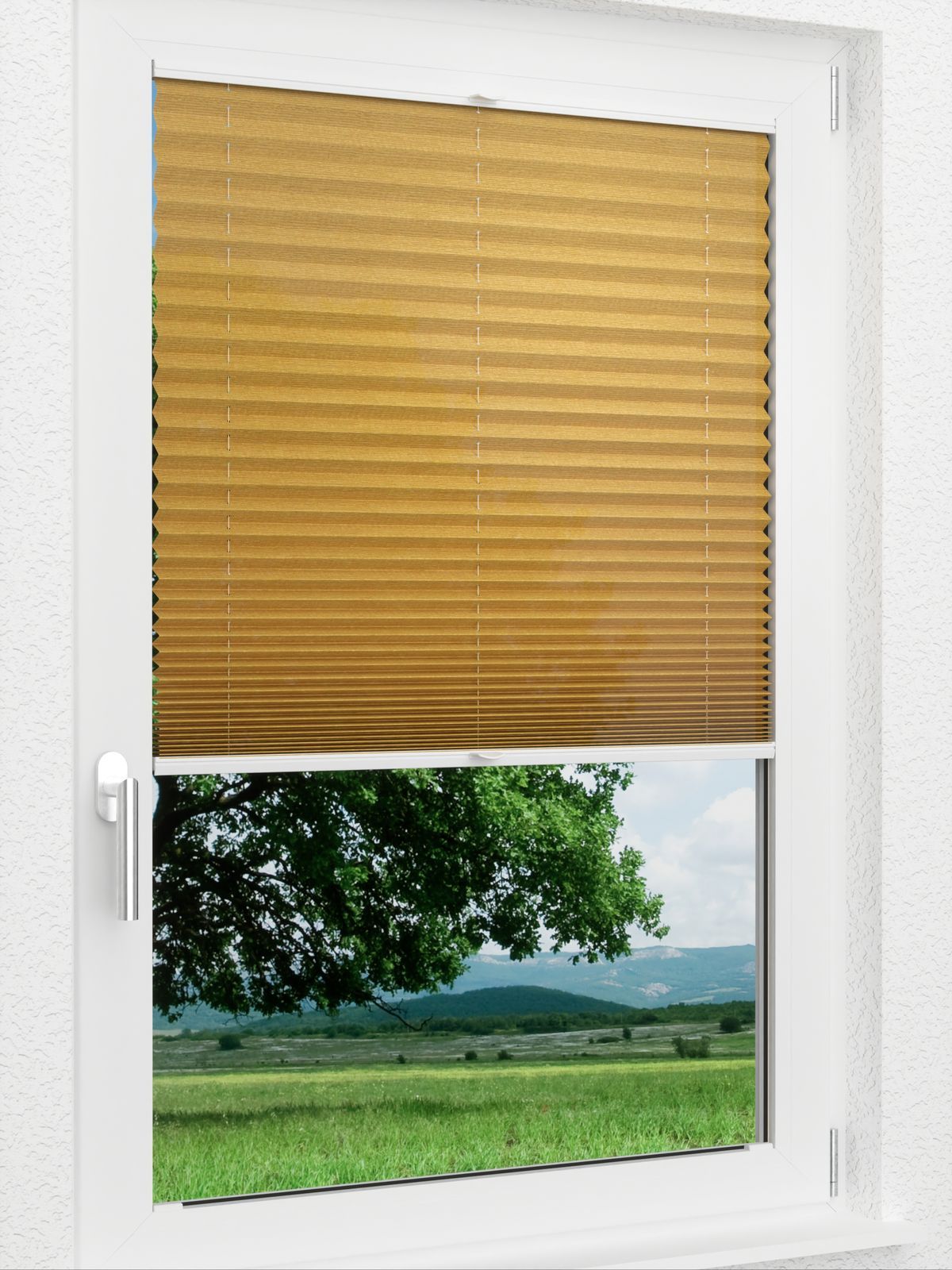 Detailansicht LYSEL HOME Plissee 432A Light Mix