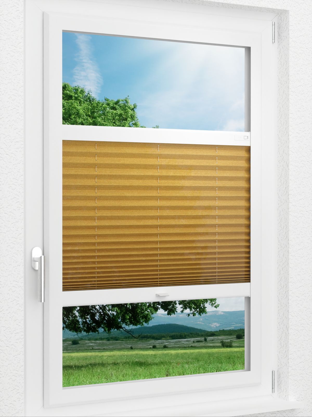 Detailansicht LYSEL HOME Plissee 432A Light Mix