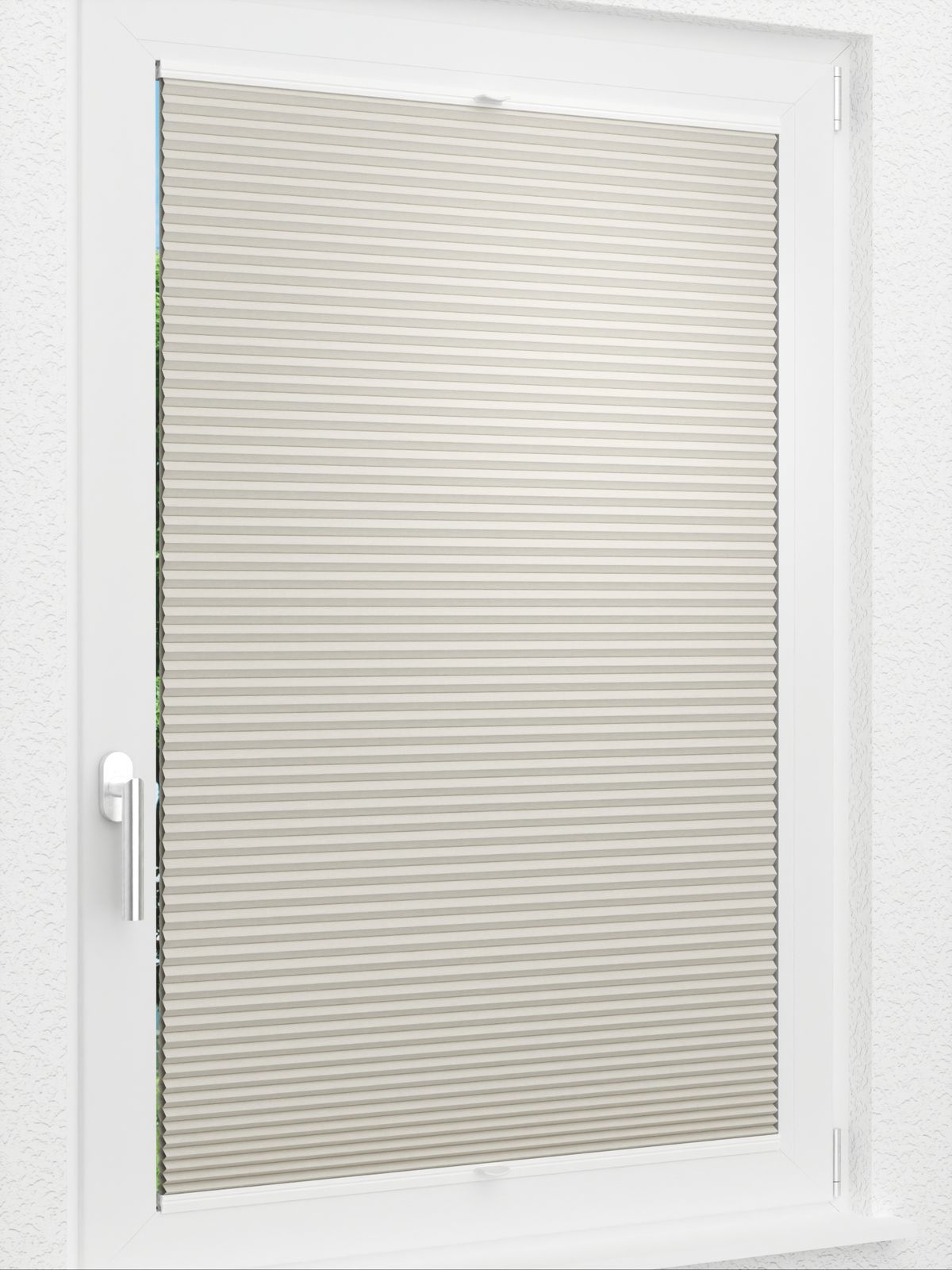 Detailansicht LYSEL HOME Plissee 009A Calluna Wabe