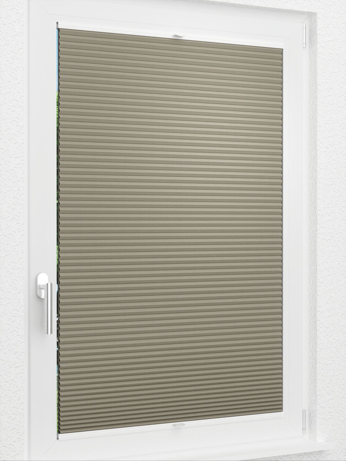 Detailansicht LYSEL HOME Plissee 010A Calluna Wabe