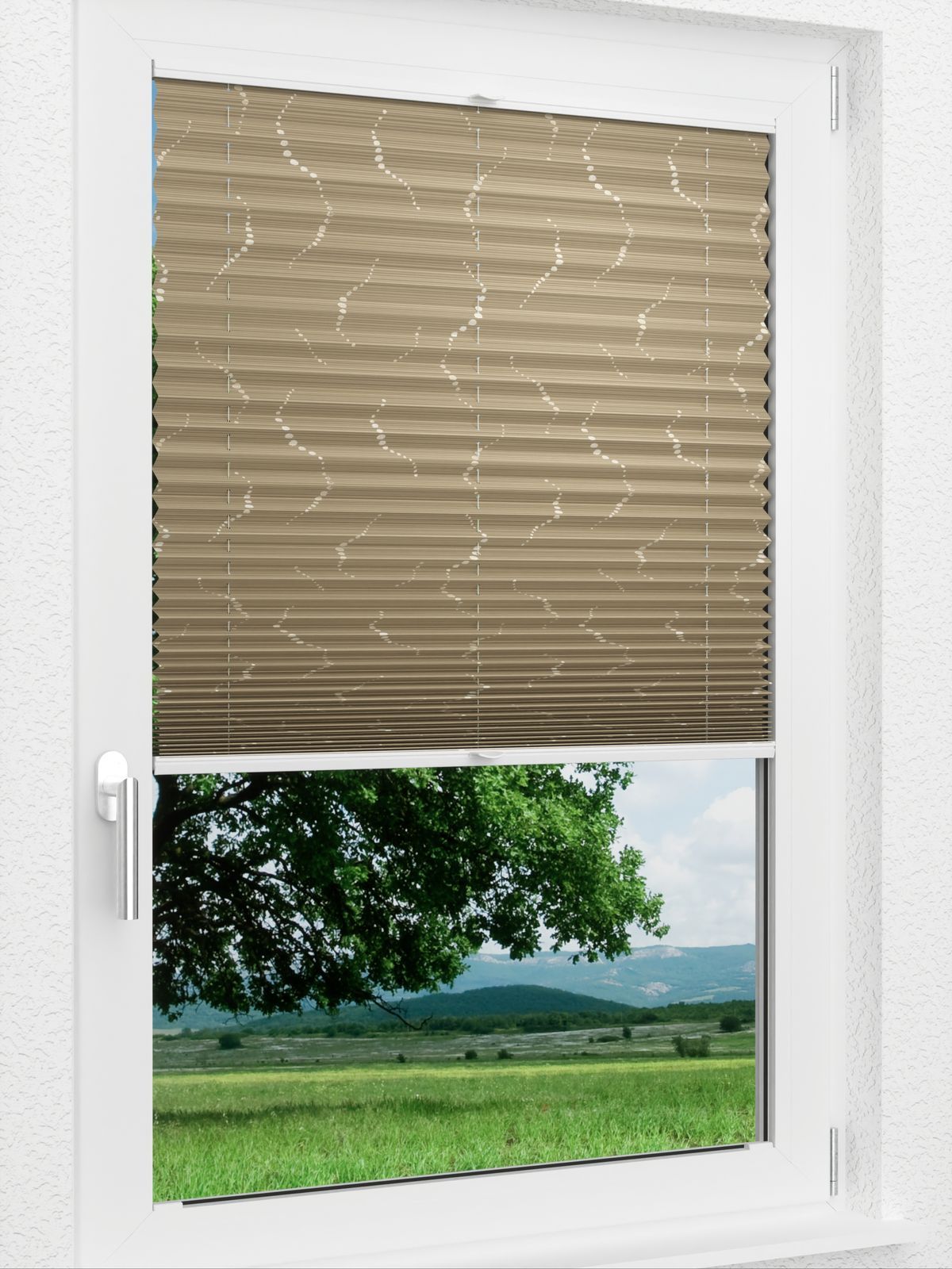 Detailansicht LYSEL HOME Plissee 318A Pearl String