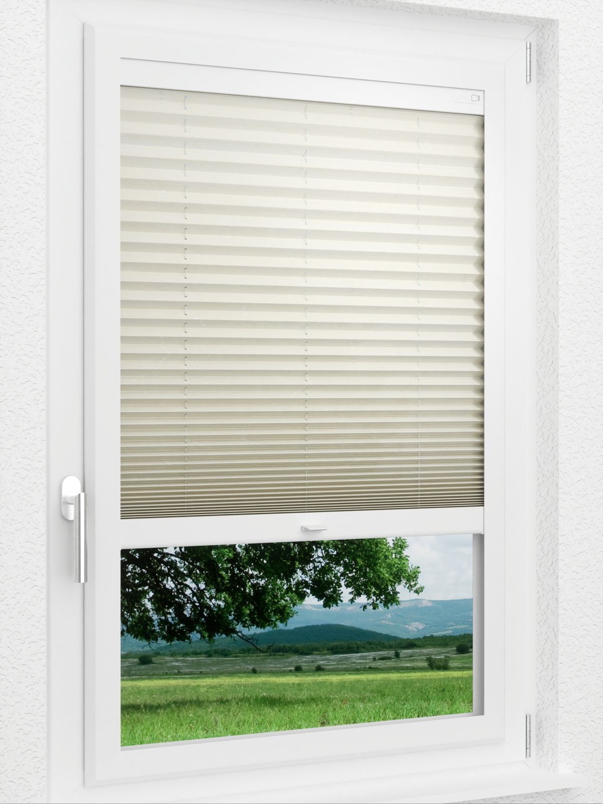Detailansicht LYSEL HOME Plissee 410A Pearl String