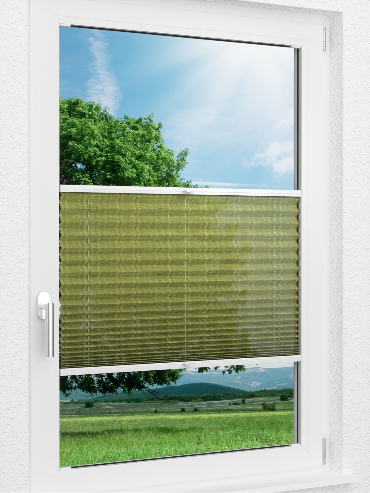 Detailansicht LYSEL HOME Plissee 436A Fine Tissue