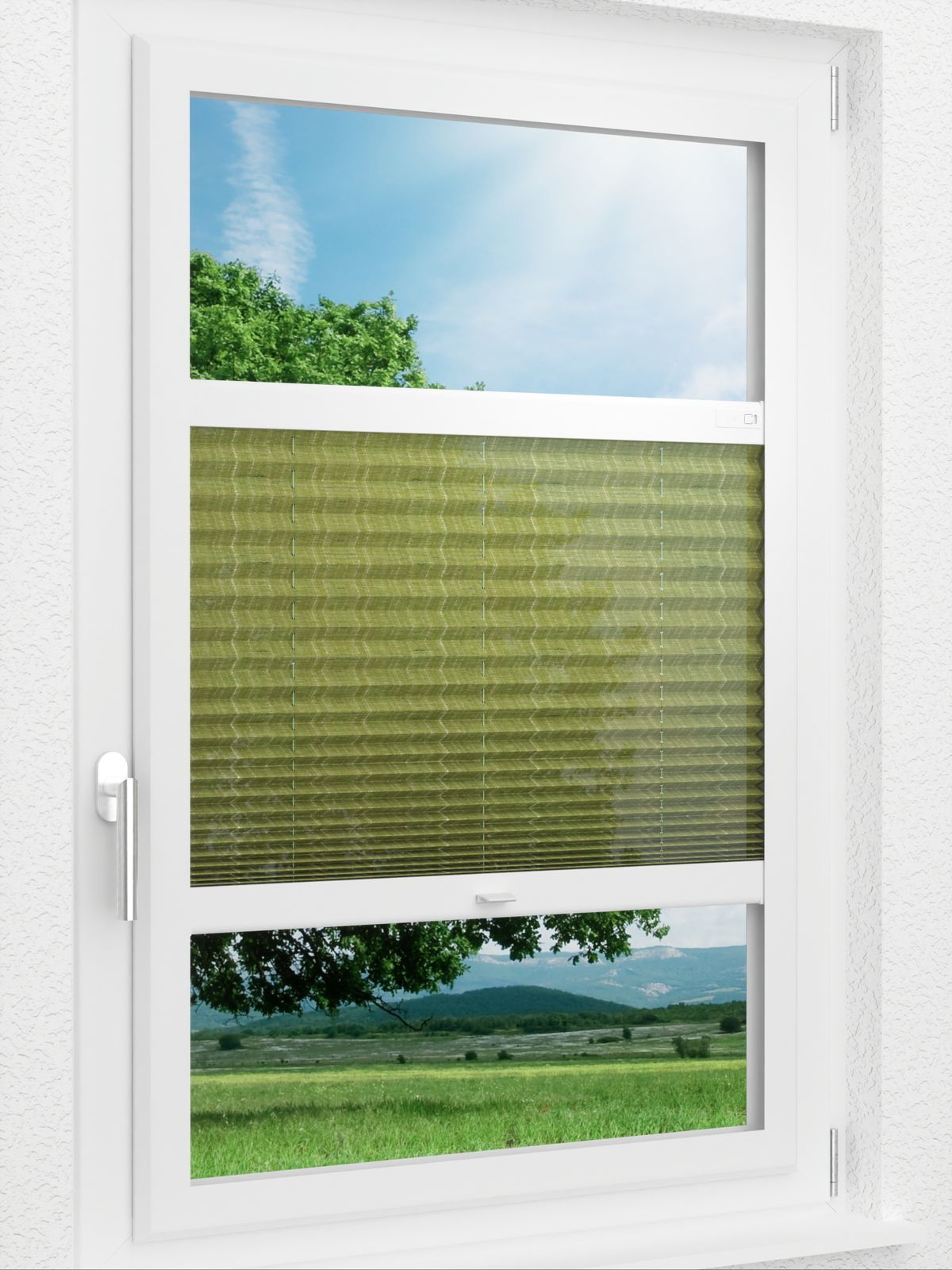 Detailansicht LYSEL HOME Plissee 436A Fine Tissue