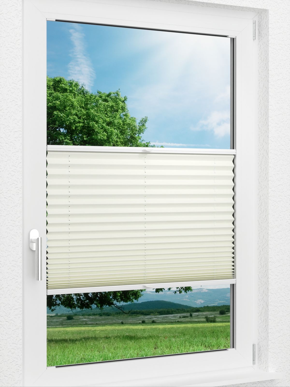 Detailansicht LYSEL HOME Plissee 140B Aralia Pearl