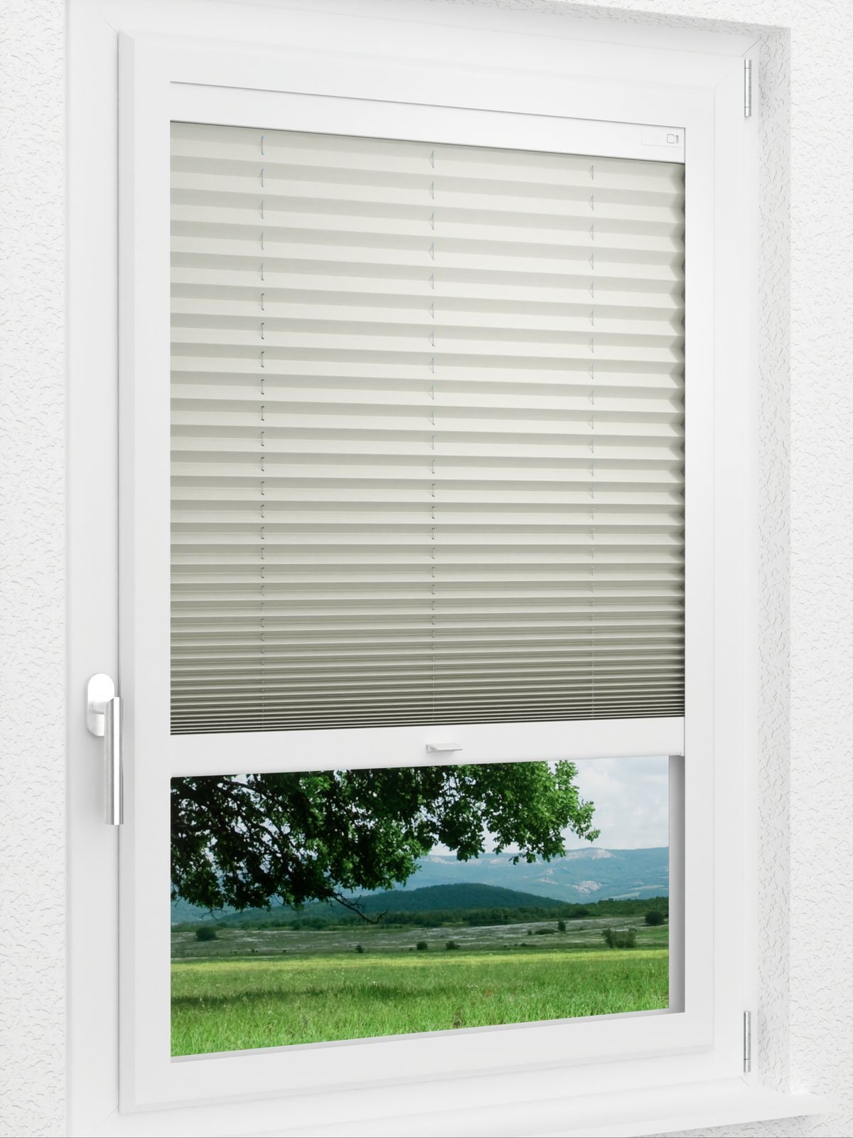 Detailansicht LYSEL HOME Plissee 212B Aralia Pearl