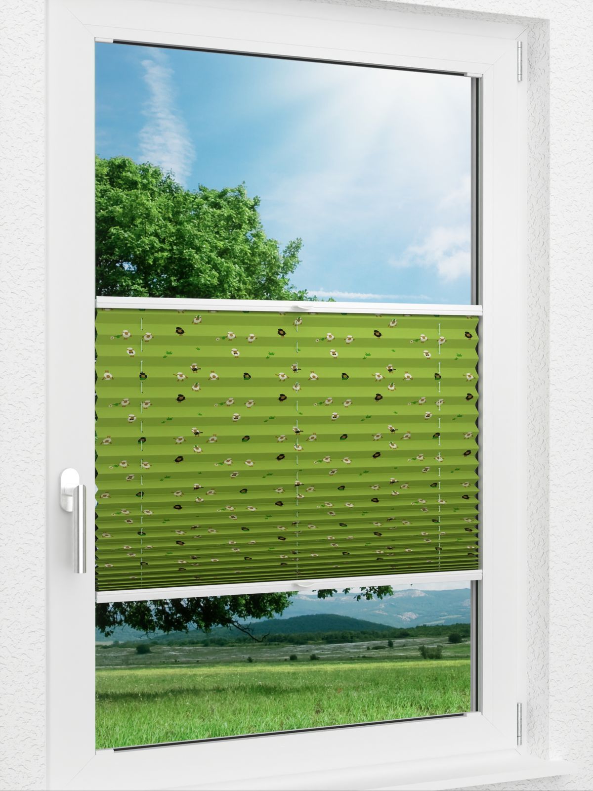 Detailansicht LYSEL HOME Plissee 402A Meadow Sheep