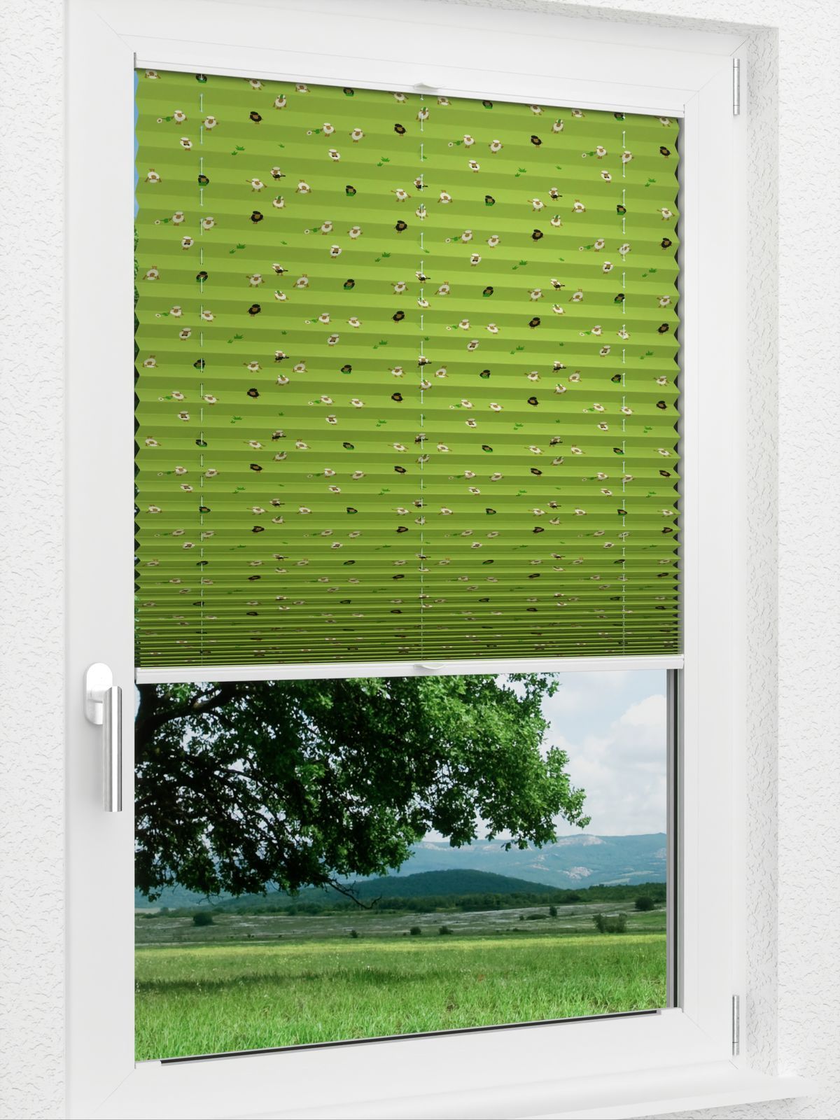 Detailansicht LYSEL HOME Plissee 402A Meadow Sheep