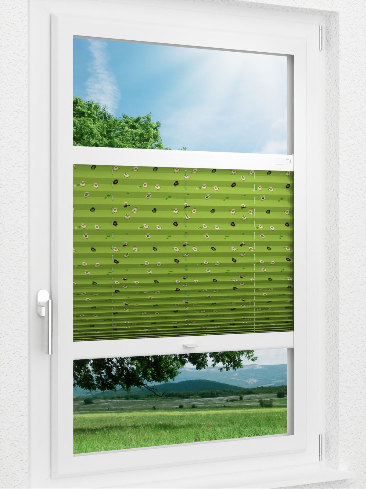 Detailansicht LYSEL HOME Plissee 402A Meadow Sheep