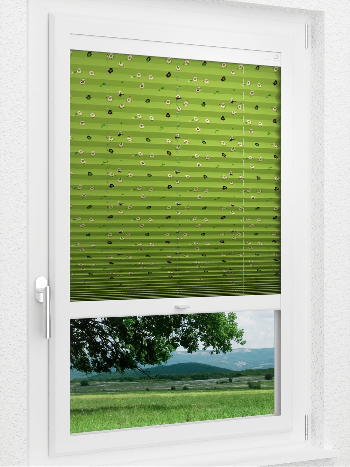 Detailansicht LYSEL HOME Plissee 402A Meadow Sheep