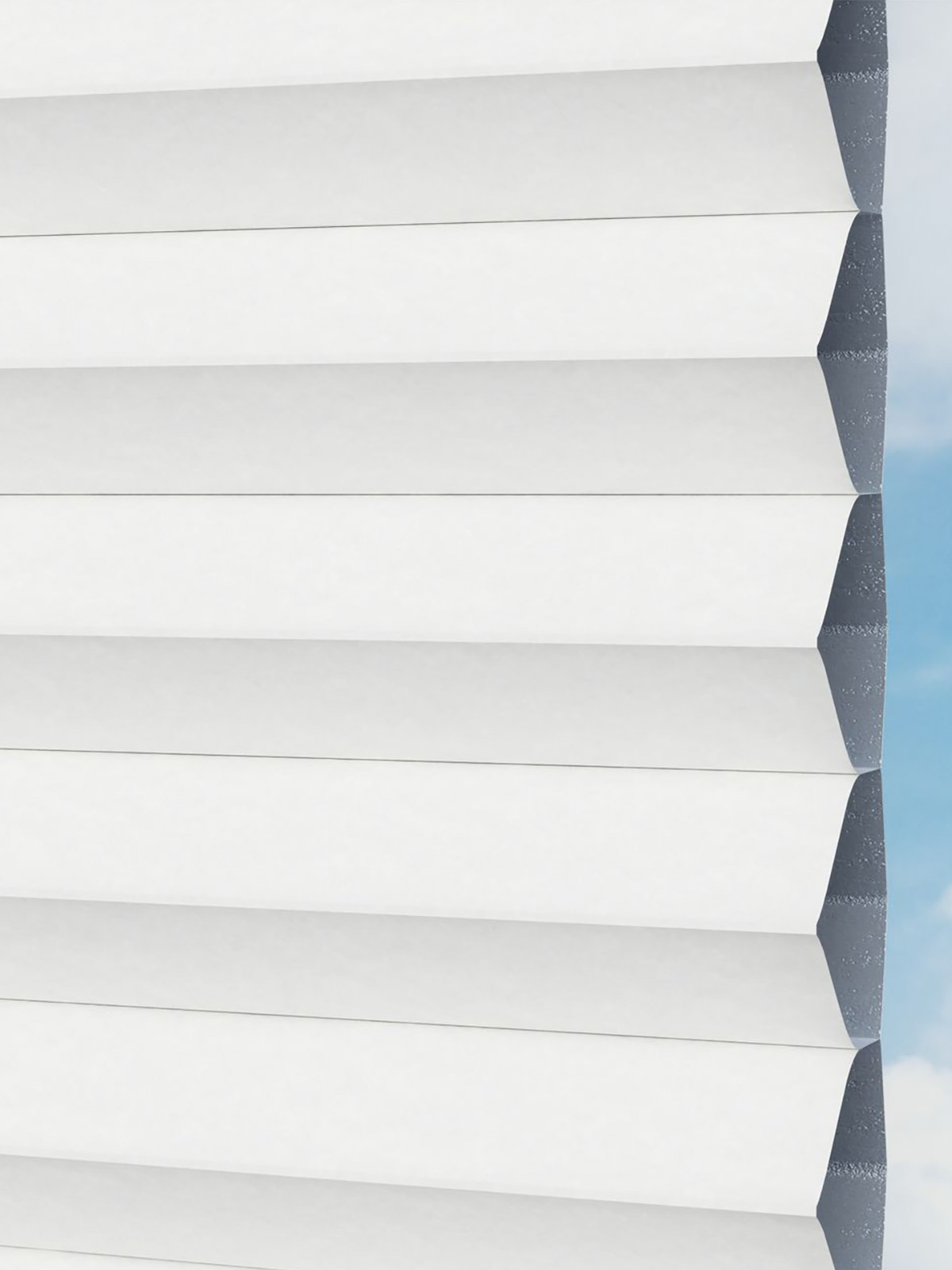 Detailansicht LYSEL HOME Plissee 005A Nana BO Wabe