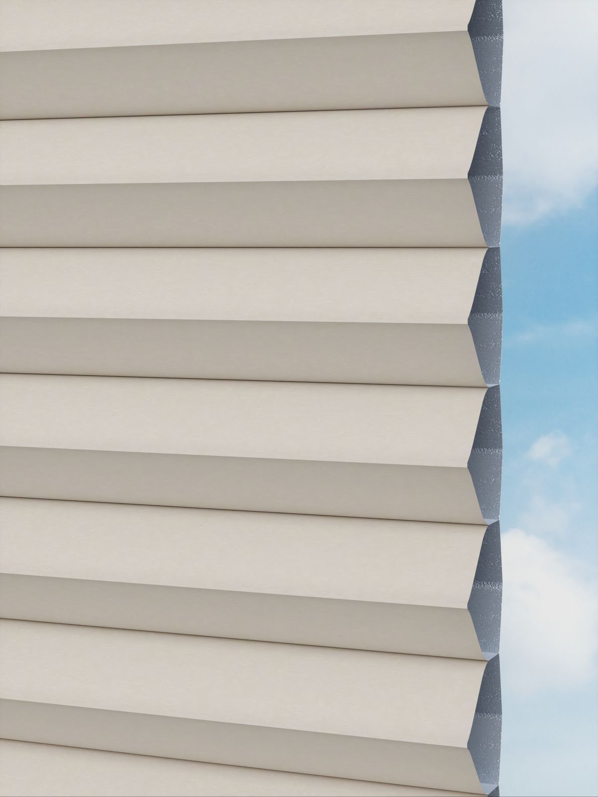 Detailansicht LYSEL HOME Plissee 012A Nana BO Wabe