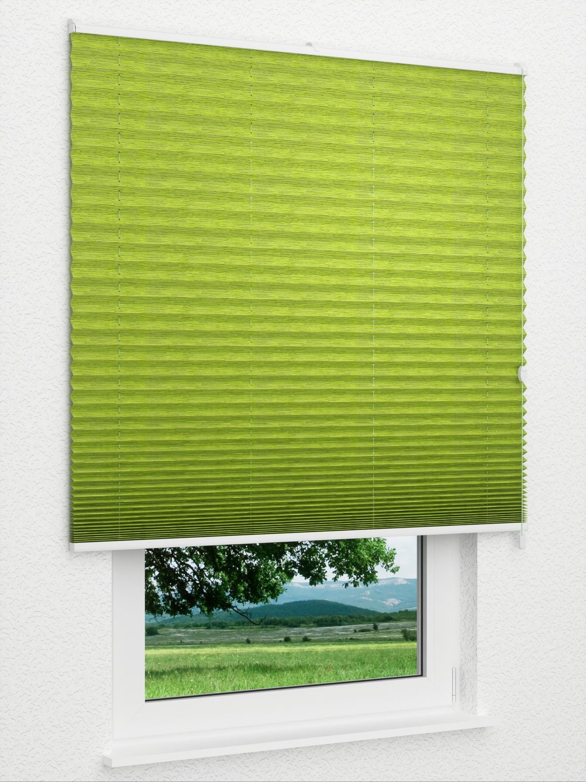 Detailansicht Plissee Bambus 3550.1707