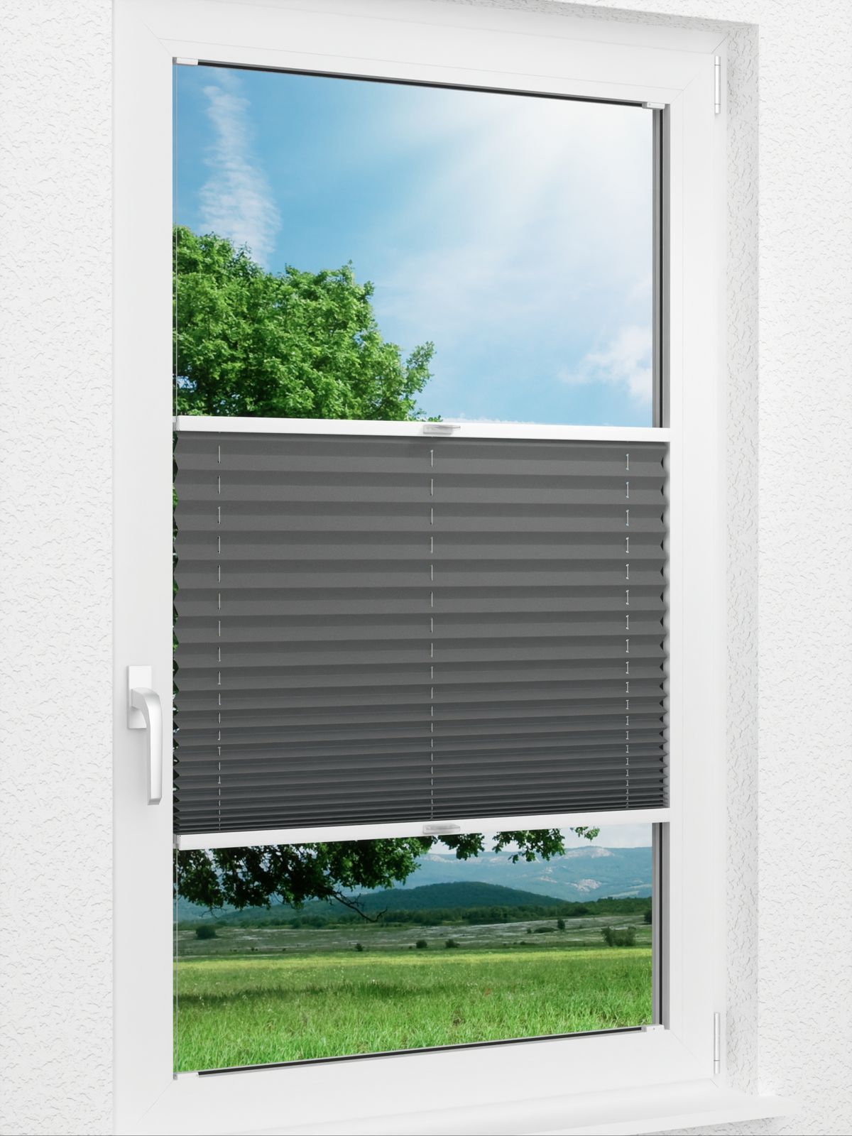 Detailansicht Plissee Krepp B1 1009.0163