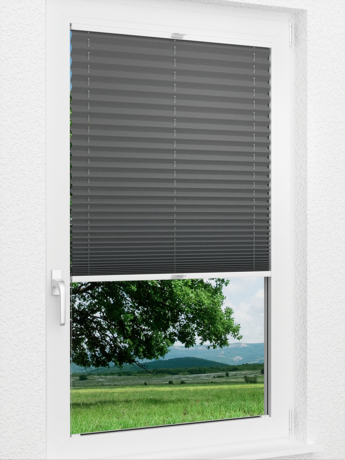 Detailansicht Plissee Krepp B1 1009.0163