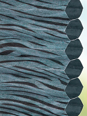 Stoff Plissee Ma&szlig;anfertigung Comb Cloth tiger 05.777