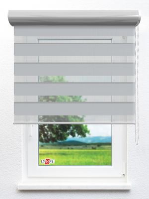 Simply Doppelrollo Ziva 103601L Fensteransicht
