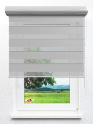 Simply Doppelrollo Zuleika 103602L Fensteransicht