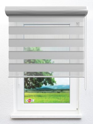 Simply Doppelrollo Zeena 103603L Fensteransicht