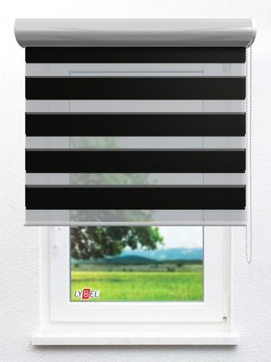 Simply Doppelrollo Zera 803648L Fensteransicht