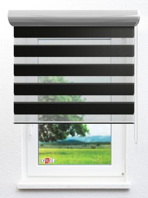 Simply Doppelrollo Zorana 803649L Fensteransicht