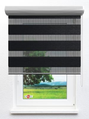 Simply Doppelrollo Zenia 803650L Fensteransicht