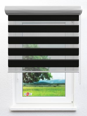 Simply Doppelrollo Ziva 803652L Fensteransicht