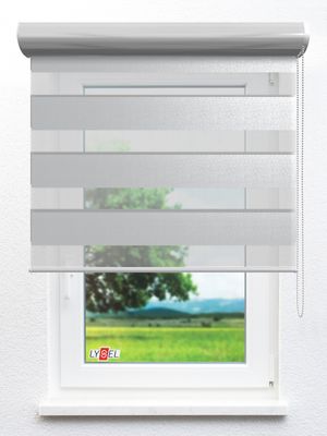 Simply Doppelrollo Zuzana 103654L Fensteransicht