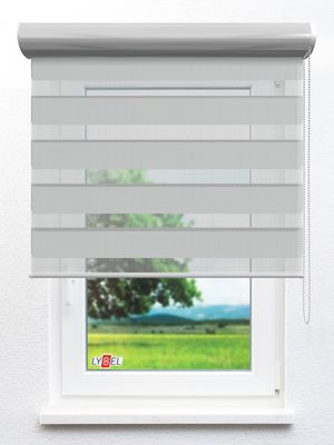 Simply Doppelrollo Ziva 103657L Fensteransicht