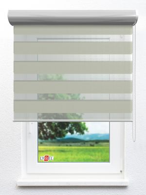 Simply Doppelrollo Zelma 103668L Fensteransicht