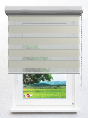 Simply Doppelrollo Zera 203673L Fensteransicht
