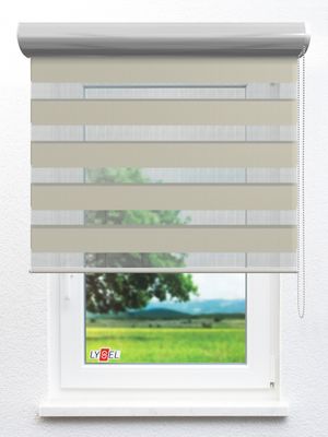 Simply Doppelrollo Zakia 203674L Fensteransicht