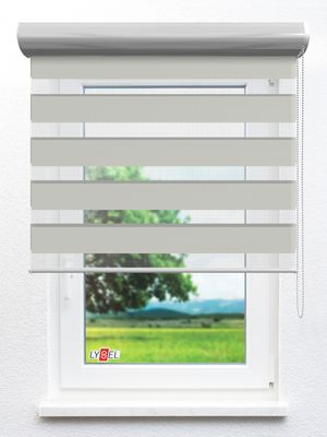 Simply Doppelrollo Ziva 203675L Fensteransicht