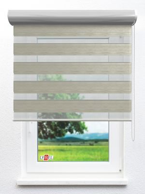 Simply Doppelrollo Zahara 203679L Fensteransicht