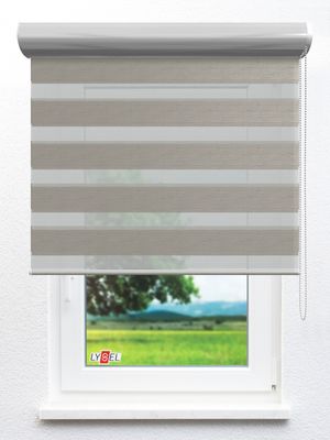 Simply Doppelrollo Zyndi 203680L Fensteransicht
