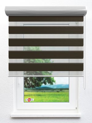 Simply Doppelrollo Ziva 703693L Fensteransicht
