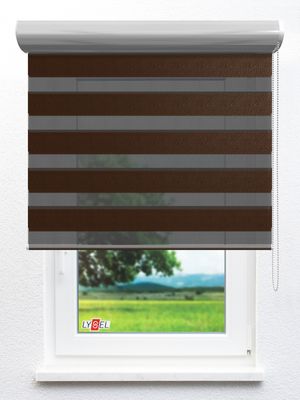 Simply Doppelrollo Zäzilie 703700L Fensteransicht