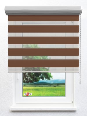 Simply Doppelrollo Ziva 703712L Fensteransicht