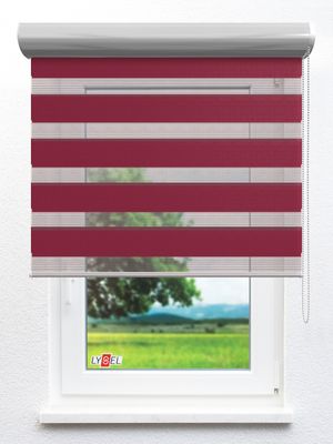 Simply Doppelrollo Ziva 403720L Fensteransicht